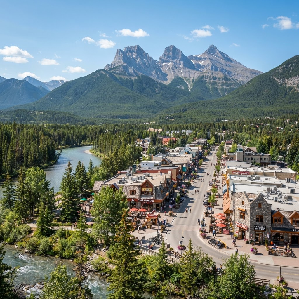 Canmore near Calgary