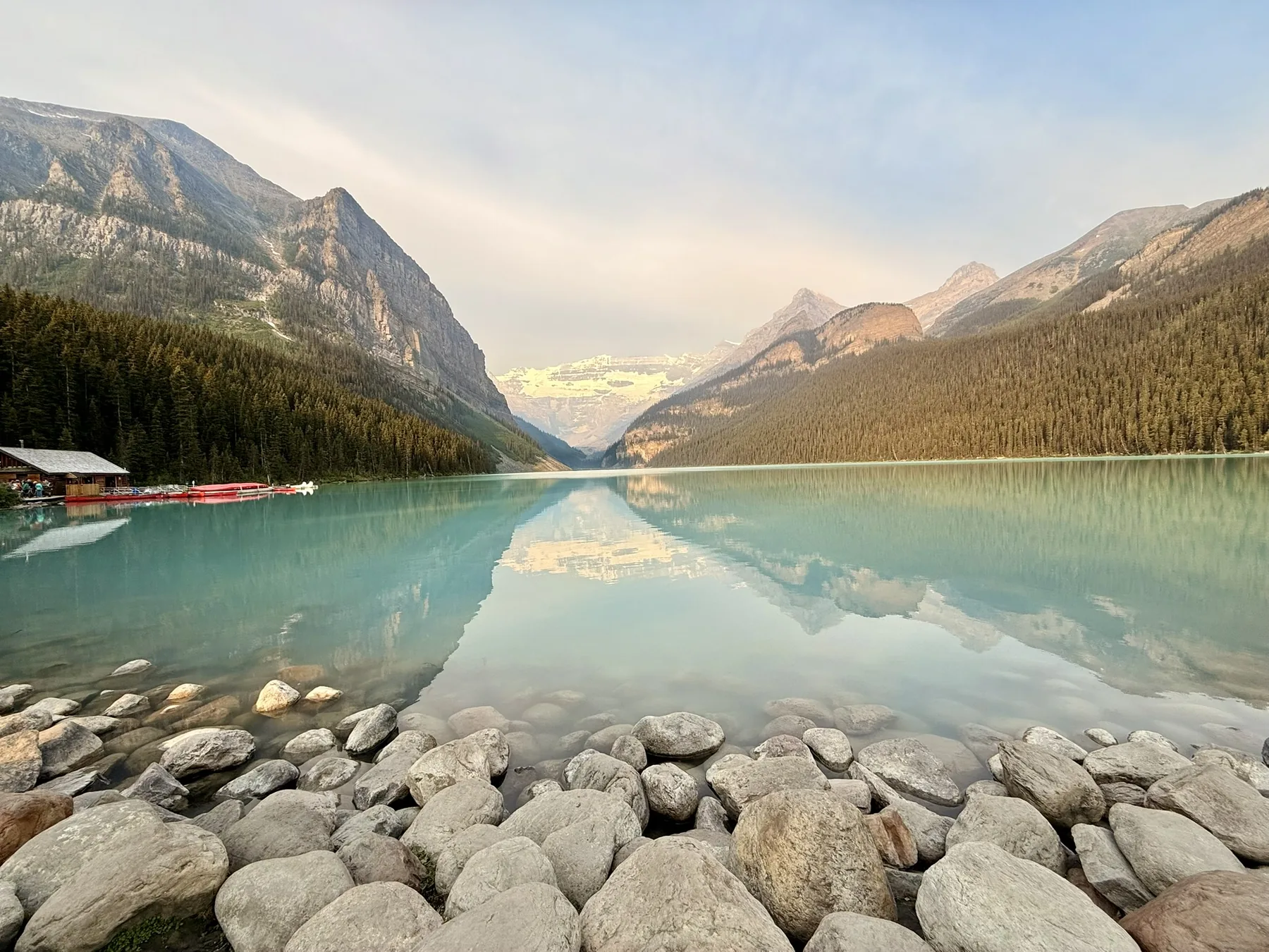 Lake Louise and its mountain backdrop