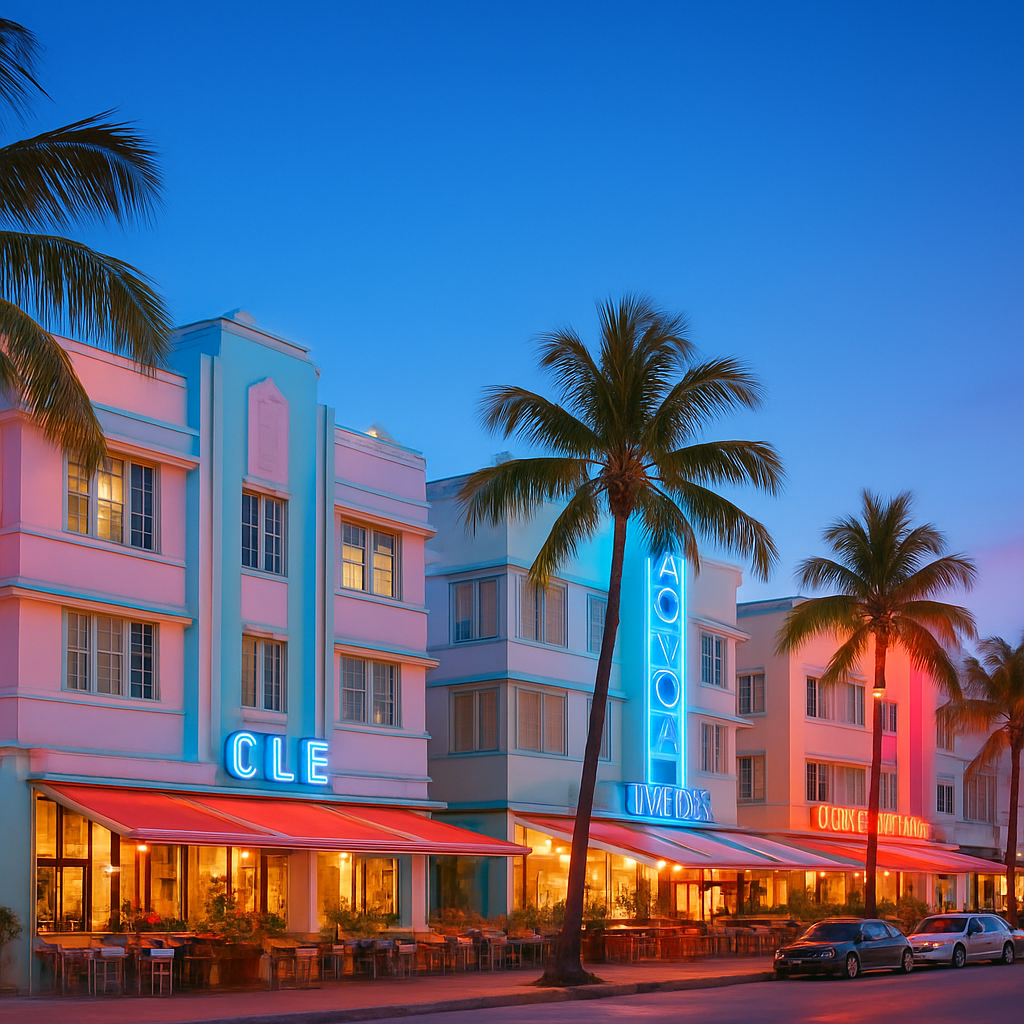 Miami travel scene